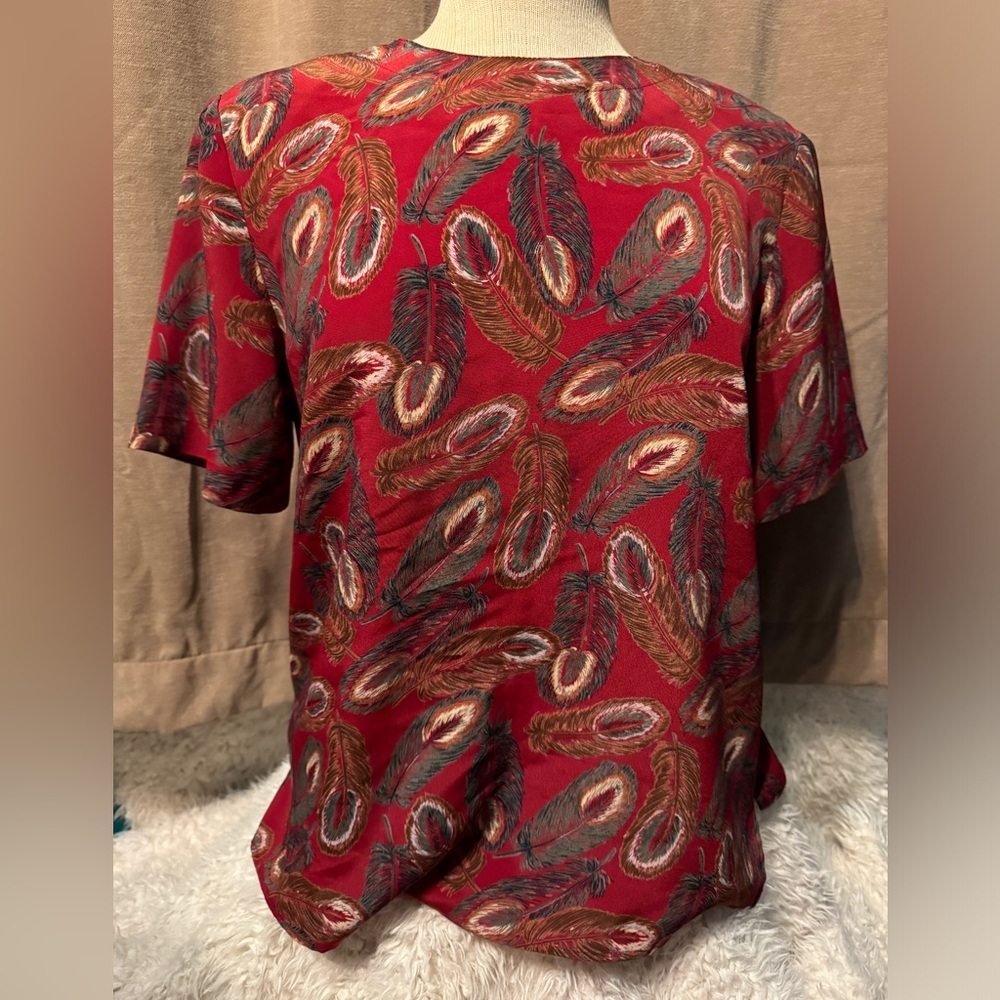 Women’s Modern Essentials Western Feather Blouse